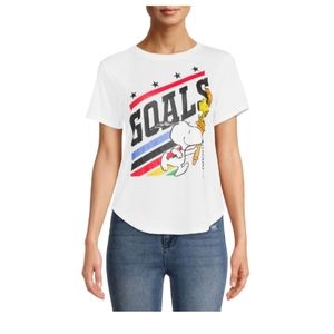 NWT Juniors Snoopy Olympic T-Shirt